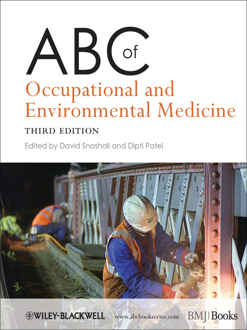 Title details for ABC of Occupational and Environmental Medicine by David Snashall - Available